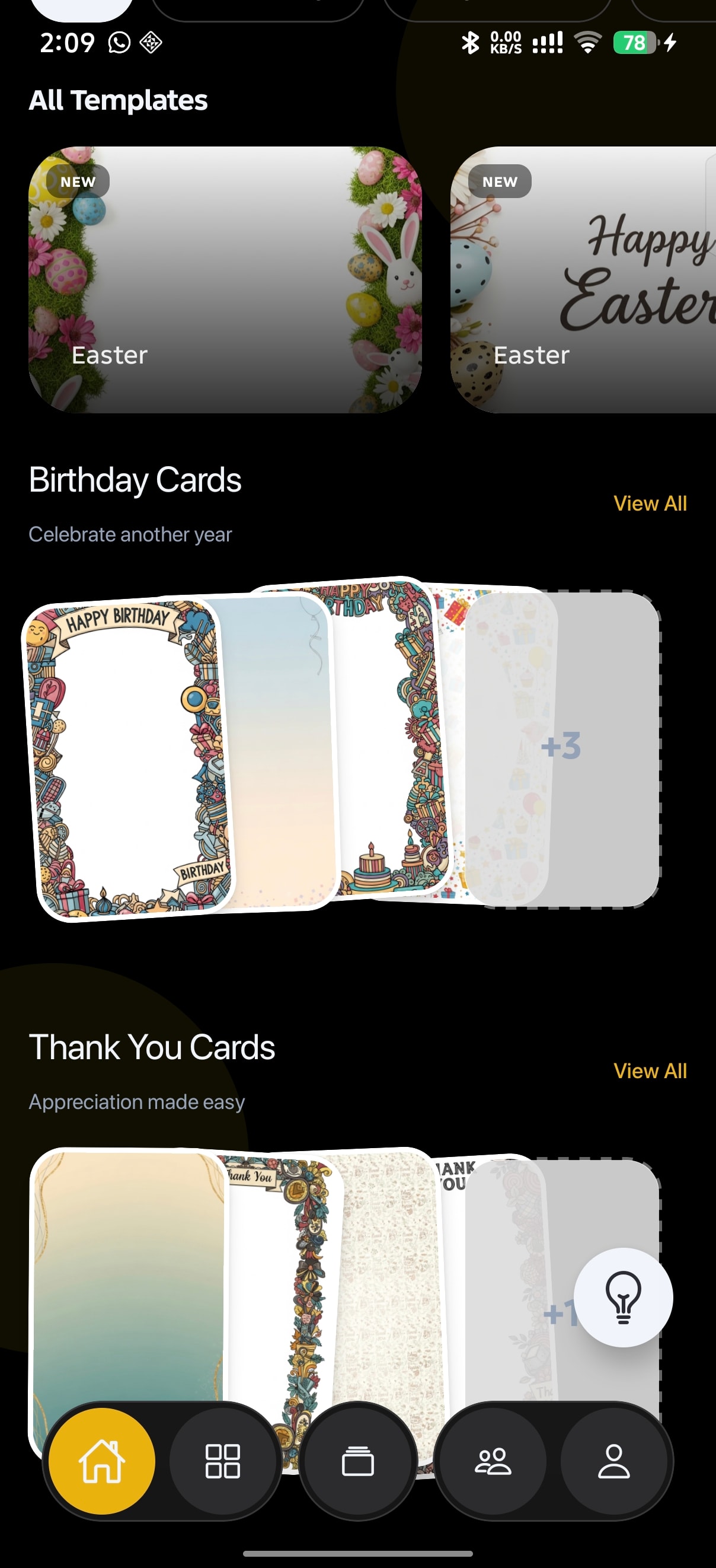 Create screen in Wishes